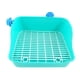 thumbnail image 1 of Caja de baño para conejos, orinal de entrenamiento, bandeja esquinera, jaula para arena, animales pequeños, bandeja para mascotas Verde, 1 of 9
