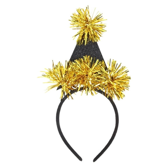 2026 Headband,2026 Happy New Year Headbands Gold Crown Glitter Hair Accessories for Women(Style A)