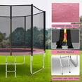 thumbnail image 3 of AOTOB 8FT Trampoline for Kids/Adults, Backyard 600 LBS Trampoline with Safety Enclosure Net/Ladder,Pink, 3 of 11
