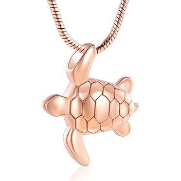Small Heart Cremation Urn Necklace - Stainless Steel Memorial Pendant For Ashes, With Chain & Filling Kit