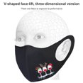 thumbnail image 2 of Maoww Christmas-Themed Cosplay Facial Mask Dustproof Elastic Ear Wearing Face Cover with Filter Type D, 2 of 6