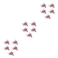 thumbnail image 1 of Baohd 5pcs/set Arrangement de Fleurs Artificielles Réalistes Entretien Bas et Brique Réaliste Rouge 3Set, 1 of 6
