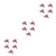 thumbnail image 5 of Ramo de flores artificiales Bearachild 5 unids/set flores falsas Rojo ladrillo, 5 of 6