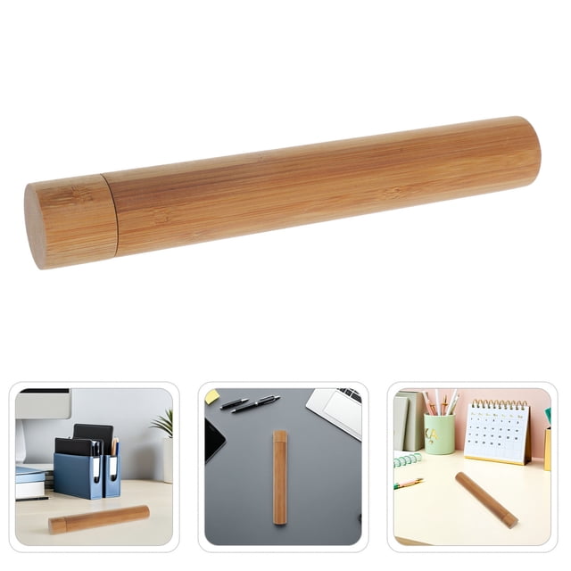 TEHAUX 2Pcs Lightweight Bamboo Paper Poster Tubes with Round Design for Safe Artwork and Document Mailing
