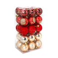 thumbnail image 2 of Bola plástica del logotipo de la Navidad de los ornamentos promocionales de la bola de la Navidad del diseño personalizado, 2 of 4