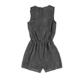 thumbnail image 2 of bar III Mameluco con cordones para mujer, negro, grande, 2 of 2