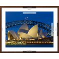 thumbnail image 5 of Art.com Sydney, Opera House at Dusk, Australia Photographic Print by Peter Adams, Brown Frame Wall Art, 29" x 23", 5 of 5