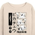 thumbnail image 3 of Pokémon - Pikachu Manga Panels - Women's Lightweight French Terry Long Sleeve Shirt, 3 of 5