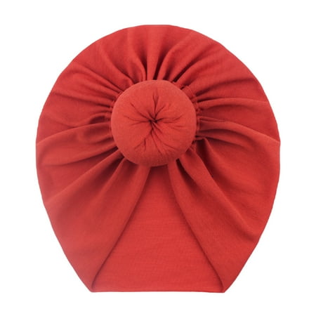 

Relanfenk Baby Hats Toddler Kids Boys Girls Solid Knotted Beanie Headwear Accessories Hat