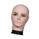 thumbnail image 4 of Cabeza de maniquí de calvo macho, modelo de cabeza de entrenamiento, profesional, múltiples manchas de sombrero de cabeza de maniquí para gafas de, 4 of 9