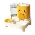 thumbnail image 3 of Serenable Automatic Cat Feeder and Water Dispenser Automatic Pet Feeder Convenient Compact Household Food feed Pet Food Bowl for Kitten Yellow, 3 of 9