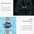 thumbnail image 4 of POEDAGAR Luxury Ladies Wristwatch Waterproof Luminous Date Week Women Quartz Watch Stainless Steel Women's Watches Female Reloj, 4 of 13
