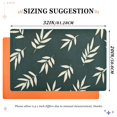 thumbnail image 6 of Yayeee Doormat for Indoor Entrance 32" x 20" Non Slippery Floor Rug, Beige Leaves, 6 of 8
