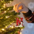 thumbnail image 2 of Christmas Snowman Alphabet Pendant Ornaments Festive 26 Letter Decorative Hanging for Holiday Tree, 2 of 4
