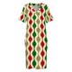 thumbnail image 3 of Groovy-Vestido largo con bolsillos para mujer prenda holgada con estampado navideño de 70 pulgadas, 3 of 6