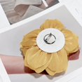 thumbnail image 6 of Flash Camellia Flower Brooch Pin for Women Men Elegant Texture Fabric Dahlia Rose Floral Brooches Lapel Pins Dainty Wedding Holiday Party Costume Dress Accessories Jewelry, 6 of 12