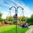 thumbnail image 4 of Wild Bird Feeding Stand with Hook for Garden Outdoor Decors Bird Bath Bird Feeding Station Hanging Bird Feeders, 4 of 10