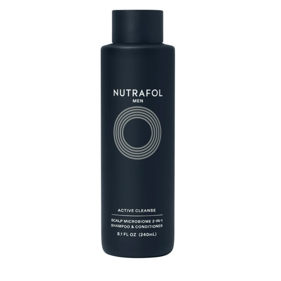 Nutrafol Men’s Shampoo and Conditioner 2 in 1, Cleanses, Hydrates, Unclogs Pores, Improves Volume & Strength, Physician-formulated for Thinning Hair