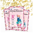 thumbnail image 2 of Darling Souvenir Pink Birthday Invitation Card Printable Fill or Write In Blank Invites Party Supplies Pack Of 28 5 x 7 Inches, 2 of 5