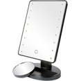 thumbnail image 1 of Make Up Mirror LED Lighted Illuminated Cosmetic Mirror with Lights Desk Free Standing Portable Black, 1 of 5