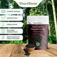 thumbnail image 2 of Viva Doria Tellicherry Peppercorn Whole Black Pepper Steam Sterilized for Grinder Refill 12 oz, 2 of 4
