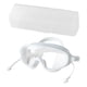 thumbnail image 2 of Gafas de natación, gafas de natación antivaho, correa de silicona ajustable, visión clara Blanco, 2 of 9