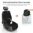 thumbnail image 3 of (2 pack) Yonktoo Car Seat Protector for Child Car Seat,Waterproof Car Seat Cover for Leather and Fabric Seats, 2 Mesh Pockets, Non-Slip Bottom,Thick Padding Cushion, 3 of 9