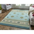 thumbnail image 2 of Dharma Transitional Southwestern, Blue/Green/Tan, 8' x 10' Area Rug, 2 of 4
