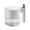 White, variant on Empty Glass Seasoning Containers Canisters with Lids and Spoons for Kitchen Counter Storage Solutions - Airtight Cooks Jars