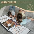 thumbnail image 3 of Tradeopia Black Portable Jigsaw Puzzle Storage Case for up to 1000 Pieces, with Sorting Trays & Detachable Board, 3 of 7
