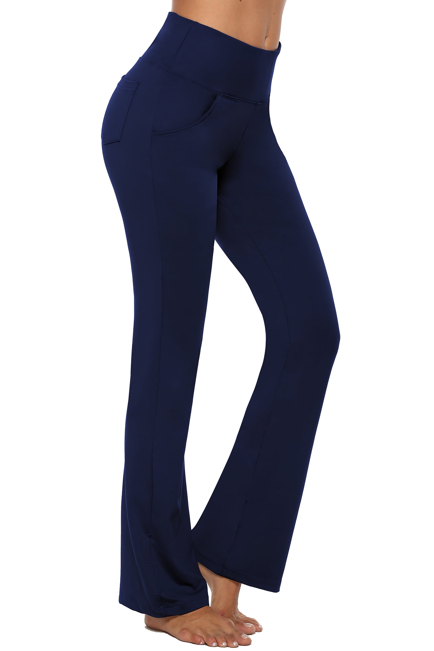 Navy Blue Bootcut Yoga Pants