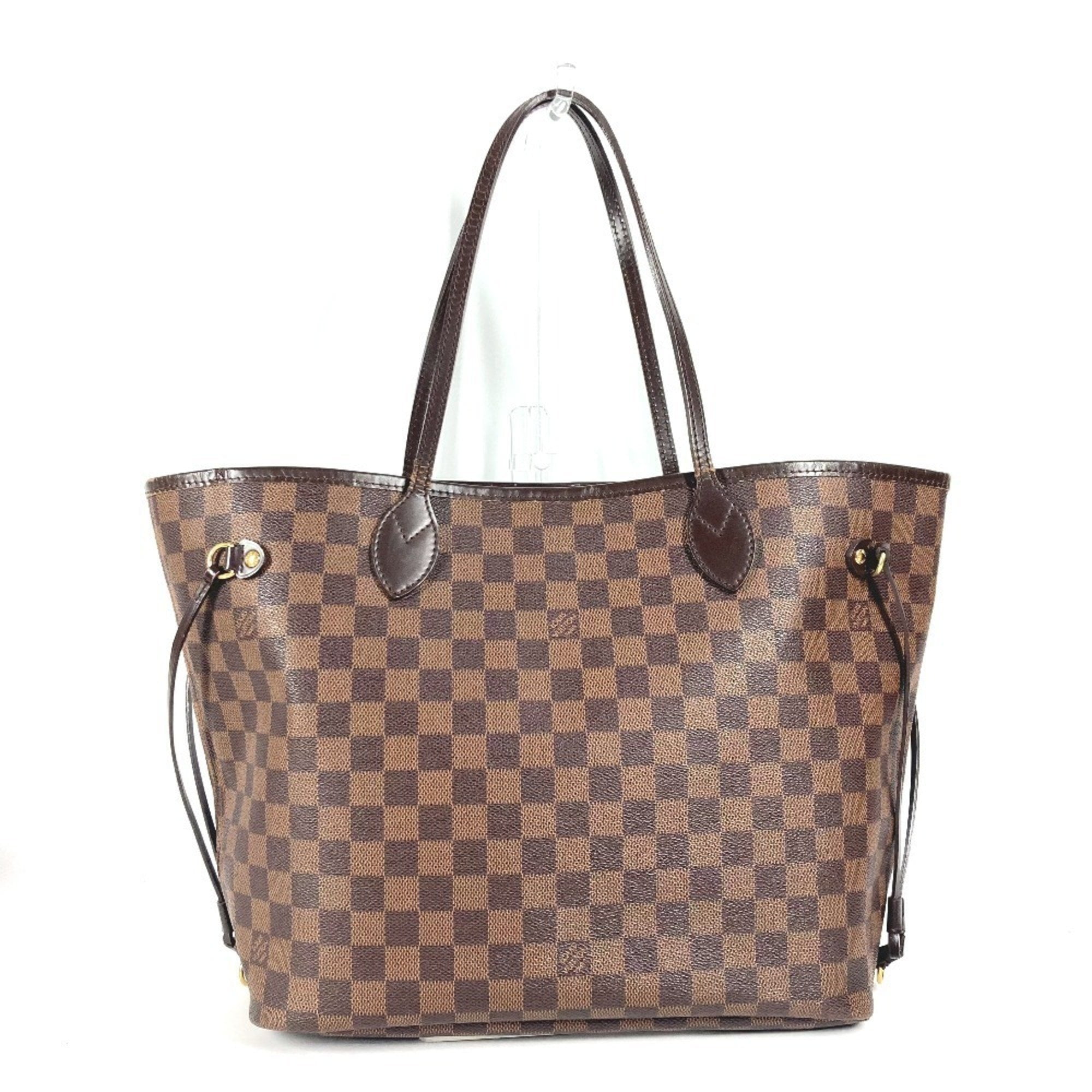 Pre-Owned LOUIS VUITTON N51105 Damier Neverfull MM Tote Bag Shoulder Canvas Men's... (Fair)