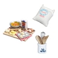 thumbnail image 4 of El juego para hornear de 1:12 incluye huevo, rodillo, huevera, leche, bandeja para hornear, pasta, y tabla de cortar, 4 of 9