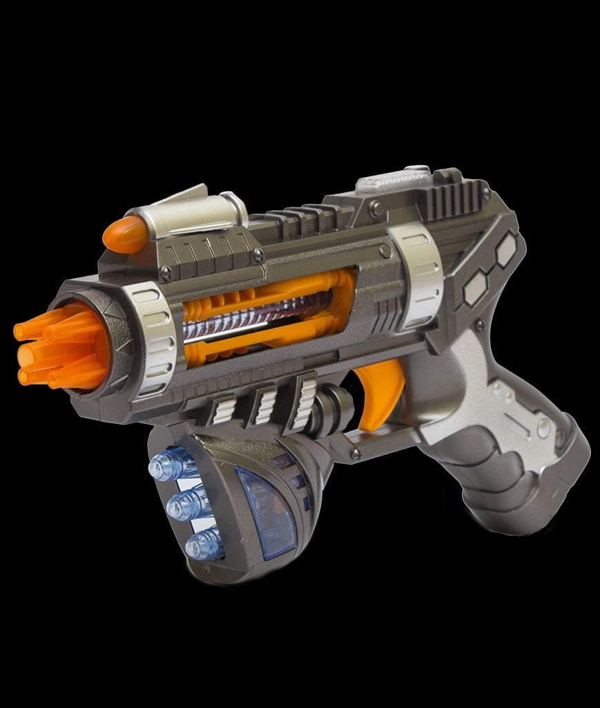 LED Laser Sound Revolving Space Wars Pistol Gun by Blinkee