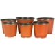 thumbnail image 1 of Zhuge Macetas de plástico redondas de 4, 6 y 8 pulgadas para sembrar plántulas de flores, suministros para viveros, macetas de cultivo, contenedores para flores (paquete de 4 y 50), 1 of 5