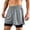 A1-Gray, variant on Mens Summer Shorts Solid Summer Casual Sports Quick Dry Board Shorts Beach Mesh Pants