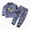 Blue, variant on TOWED22 Toddler Baby Boy Fall Outfits 2 Piece Printed Long Sleeve Round Neck Sweatshirt Fleece Pants Casual Clothes Set(Dark Blue,18-24 M)