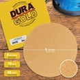 thumbnail image 2 of Dura-Gold Premium 8" Gold PSA Sanding Discs - 40 Grit (Box of 10) - Self Adhesive Stickyback Sandpaper for DA Sander, Finishing Coarse-Cut Abrasive - Sand Auto Car Paint, Woodworking Wood, Metal, 2 of 7