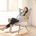 thumbnail image 6 of Lilixerw Lounge Cushion,49.2 x 18.9 x 3.1 inch Lounger Chair Cushion Indoor Outdoor Patio Pad Replacement Rocking Mat for Furniture Sofa Non Slip Moon Star Thick High Back Chair Pads, 6 of 9