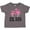 Charcoal Grey, variant on Inktastic Little Sister Girls Lil Sis Flamingo Girls Toddler T-Shirt
