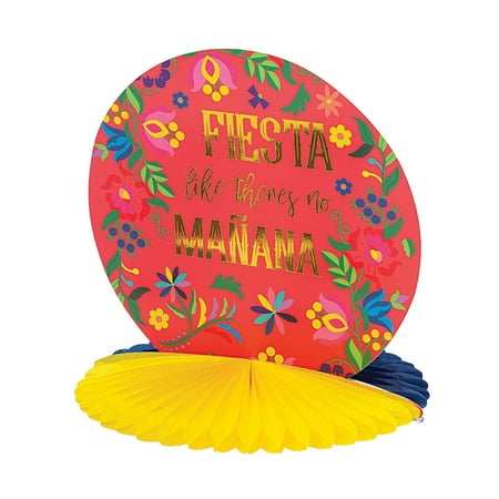 Fiesta Floral Bright Centerpiece - Party Decor - 1 Piece