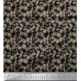 thumbnail image 1 of Soimoi Cotton Duck Fabric Aster Floral Print Fabric by The Yard 42 Inch Wide, 1 of 3