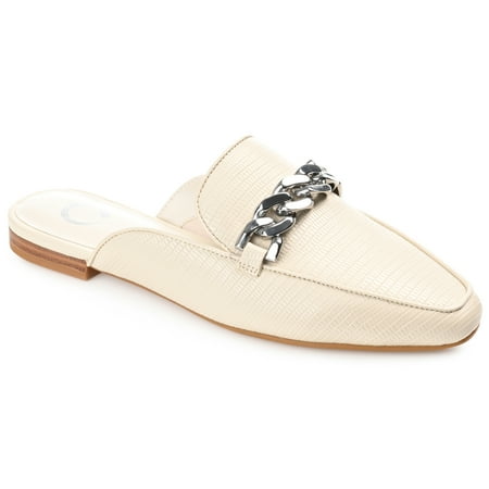 

Journee Collection Womens Hazina Tru Comfort Foam Slip On Square Toe Mules Flats
