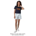 thumbnail image 3 of Popfunk Halloween Candy Please Women's Crop Top T-Shirt, Navy, X-Large, 3 of 3