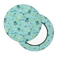 thumbnail image 7 of Uemuo Hawaiian Style Pattern Round Bar Stool Seat Covers Washable Stool Cushion Slipcover Elastic Bar Chair Covers-13 inch, 7 of 7