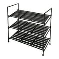 thumbnail image 7 of Organize It All 3 Tier 9 Pair Shoe Rack in Espresso, 7 of 7