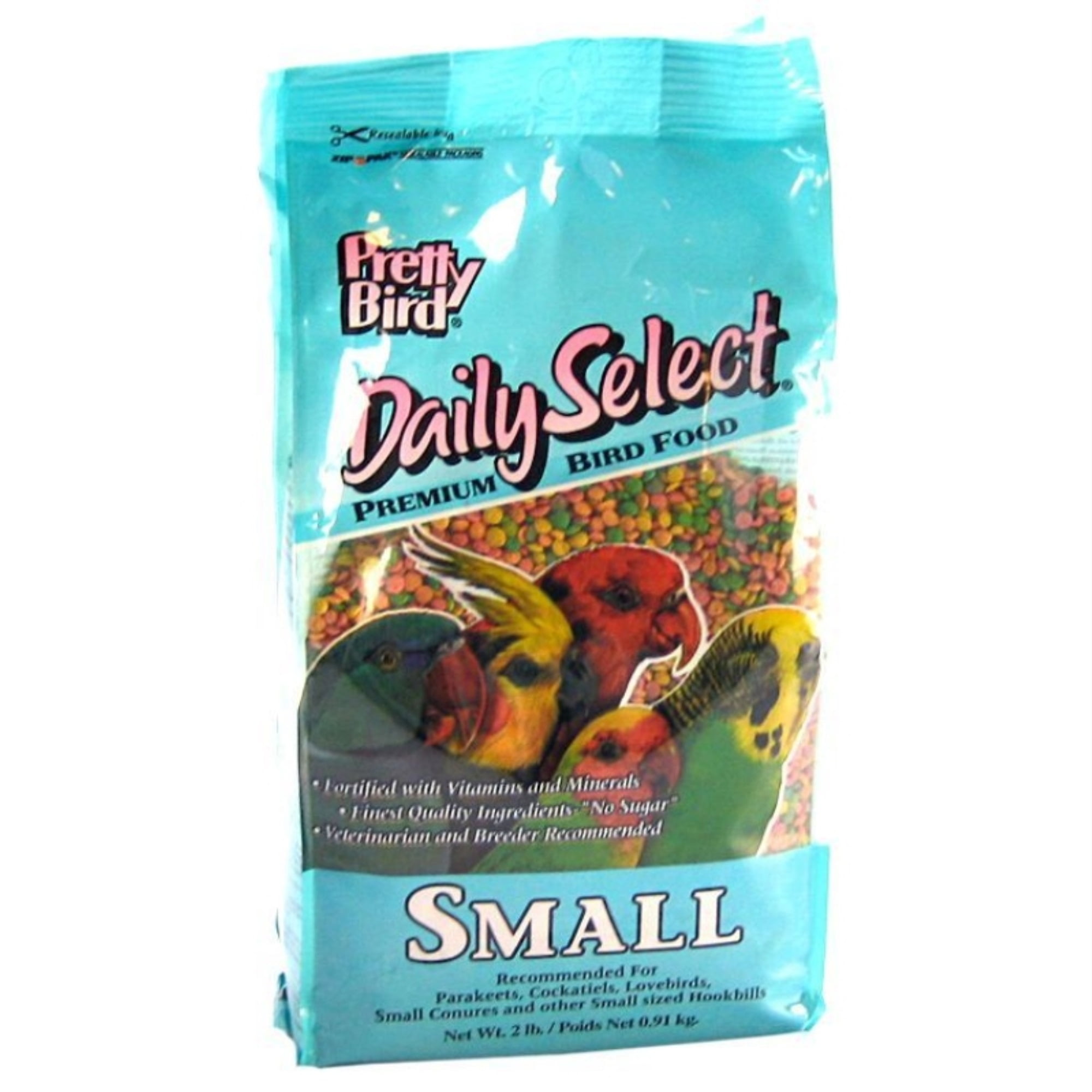 pretty bird international bpb79118 20-pound daily select premium bird food, large