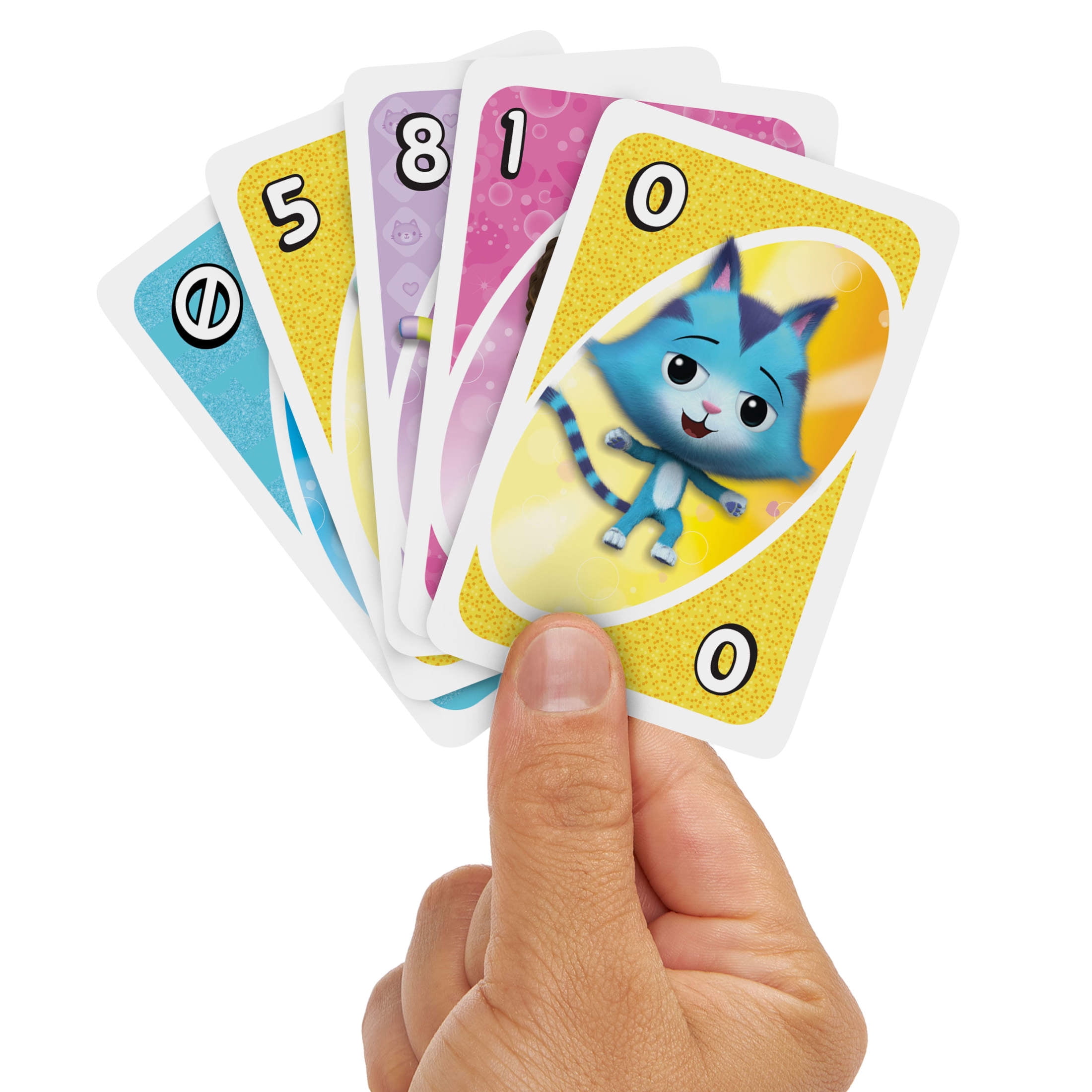 UNO Junior Gabby’s Dollhouse Card Game for Kids, Parents & Family Nights