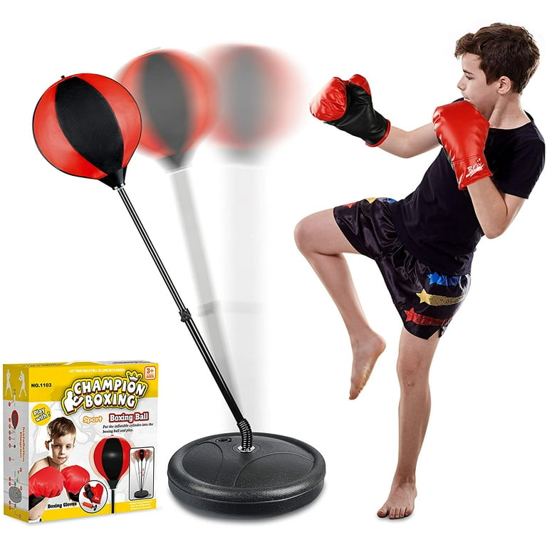 Punching Bag Set for Kids Incl Punching Ball with Stand Boxing
