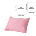 thumbnail image 4 of Xihbxyly Funda de Almohada de Algodón, Diseño Antideslizante y Seguro, Tela Suave y Transpirable, Cierre Fácil con Botones, Ideal para Usar En Casa o En El Coche, Sueño Confortable, Funda Versátil., 4 of 7